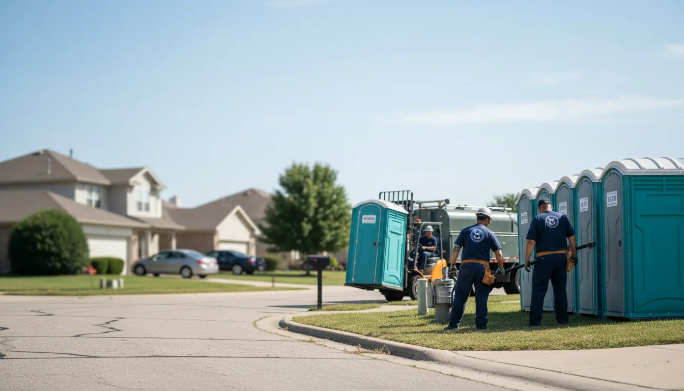 Porta Potty Rental in Henderson, IL near me